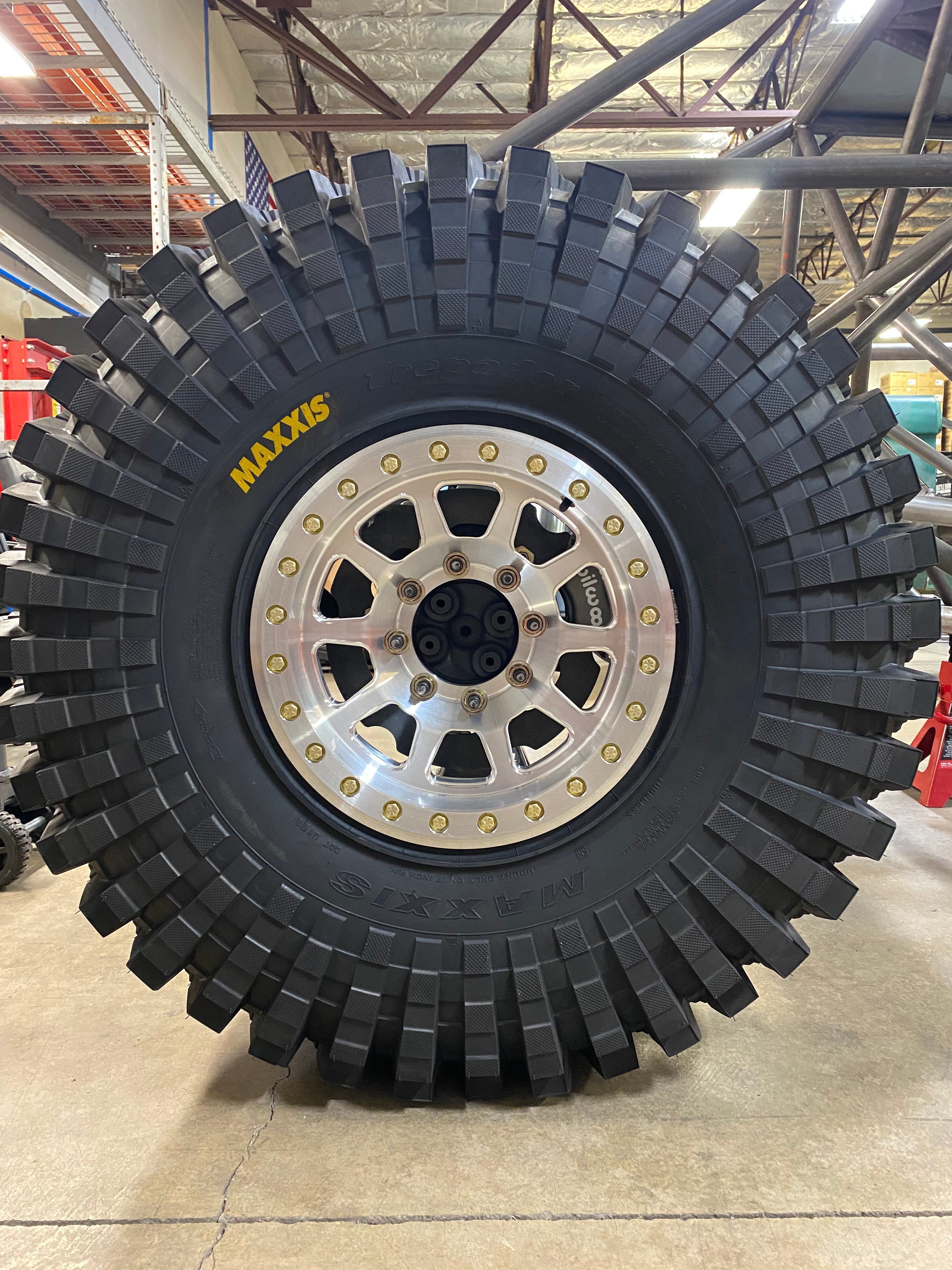 Battle Born Wheels Sierra forged simulated 17x9 Jeep JK JL JT wheels with machined finish, simulated ring, drain holes, 5x5 bolt pattern.