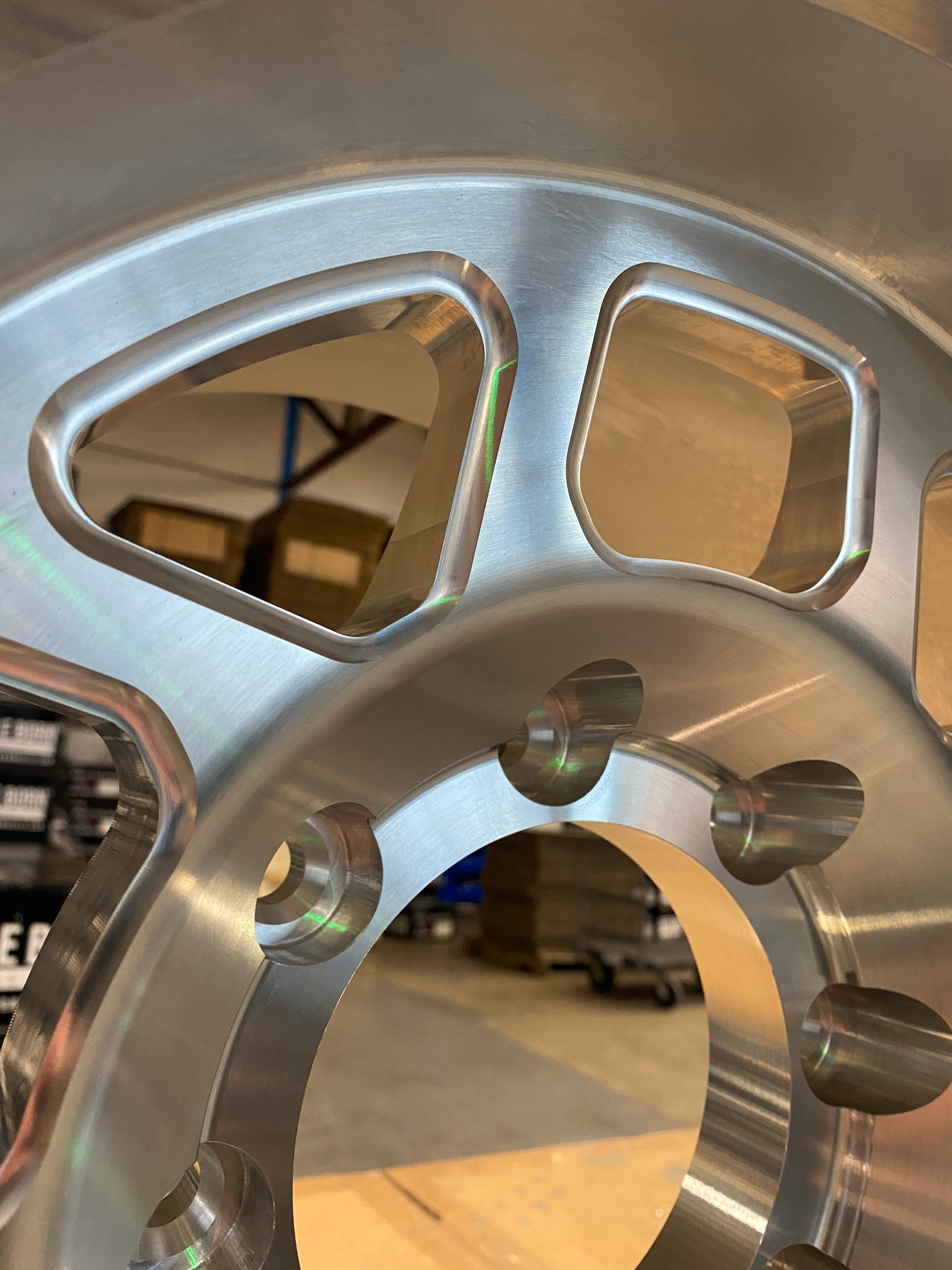Battle Born Wheels Whiskey forged simulated wheels, 17x9 inches with 5x5 bolt pattern, machined finish, drain holes for Jeep JK, JL, JT.