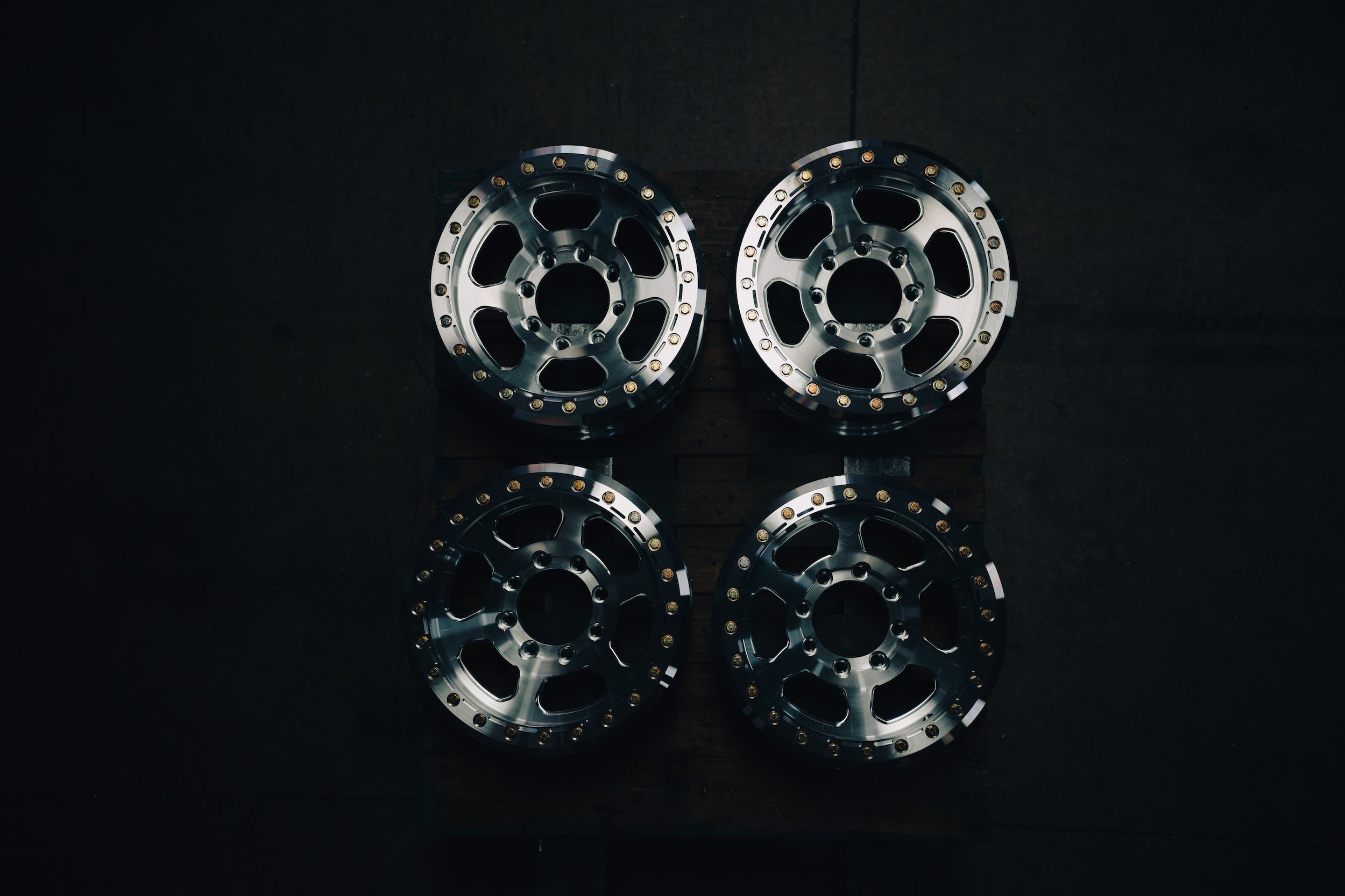 Battle Born Wheels X-RAY forged 17x9 Jeep wheels with simulated ring and drain holes, designed for Jeep JK, JL, JT models.