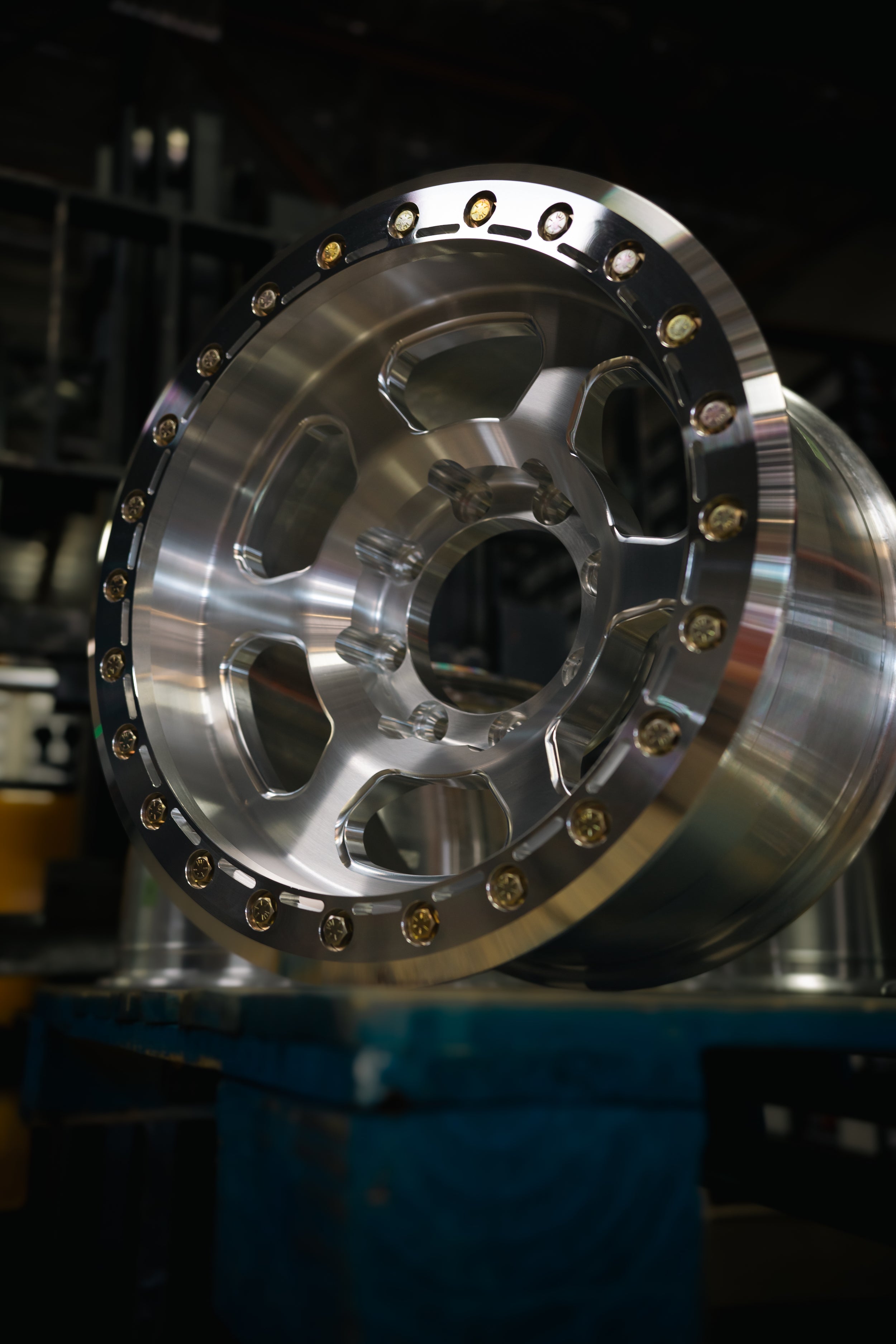 Battle Born Wheels X-RAY forged 17x9 Jeep wheels with simulated ring and drain holes, designed for off-road vehicles.