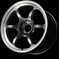 Advan RG-D2 17x7.5 / +35 Offset / 4x98 / 58mm Bore / Machining and Racing Hyper Black YAT7F35SHB