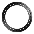 Matte black Beadlock Dakar Rings by SSW Offroad® for durable, off-road wheel protection and enhancement.