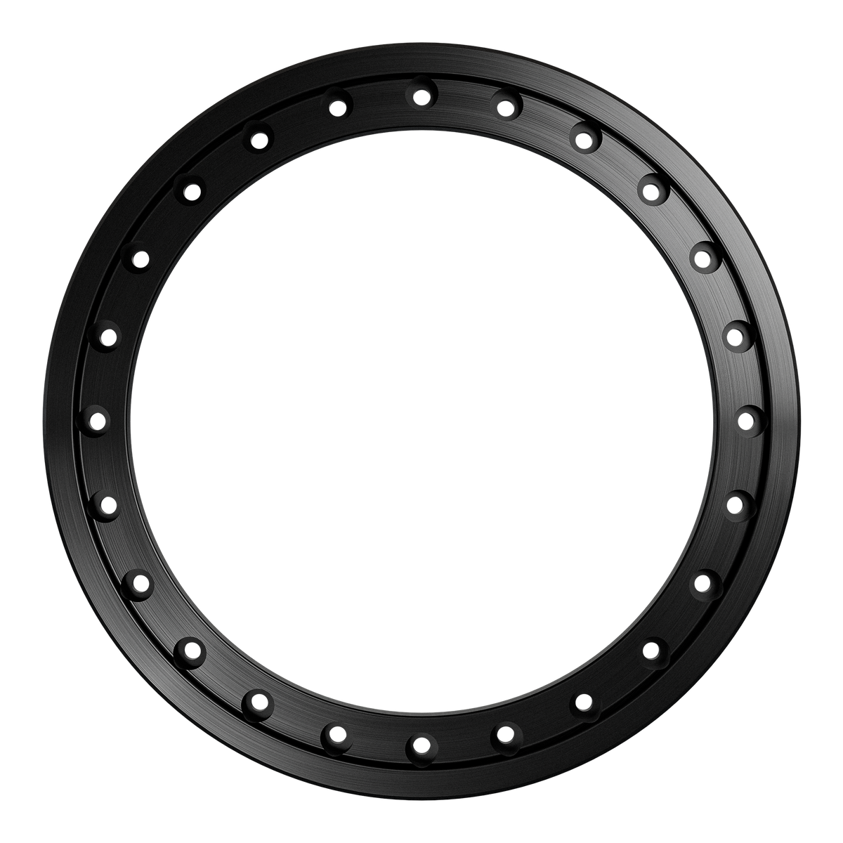 Matte black Beadlock Dakar Rings by SSW Offroad® for durable, off-road wheel protection and enhancement.