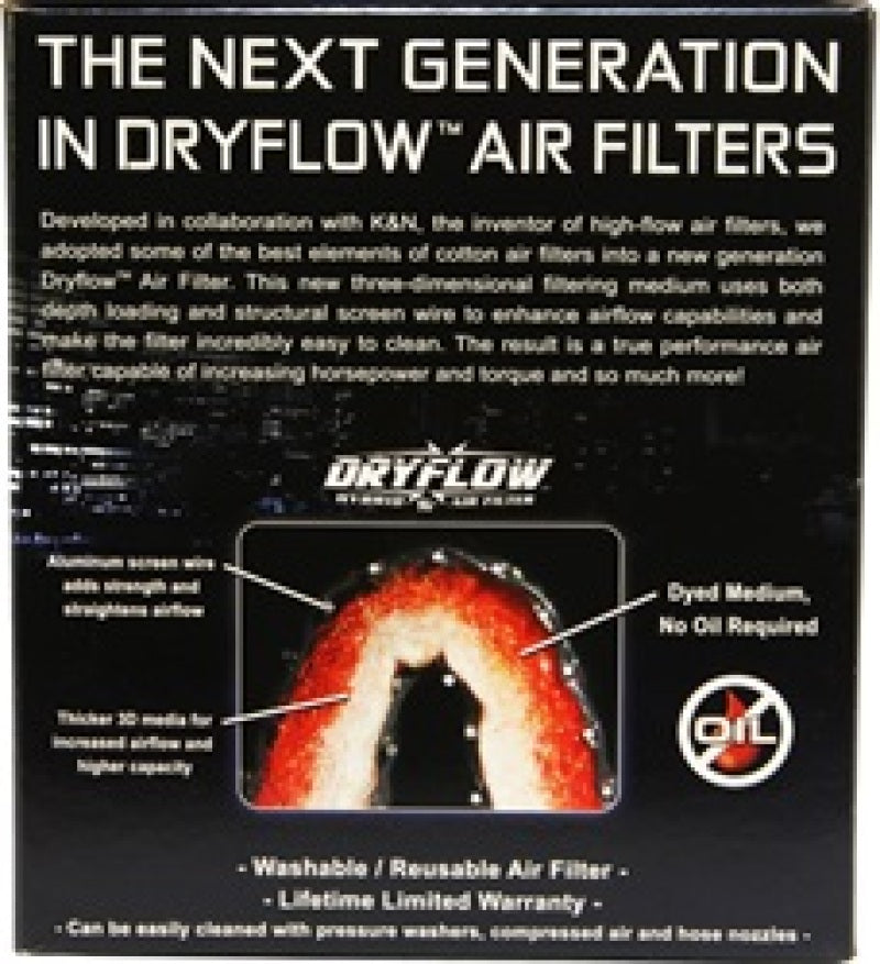 AEM Induction AEM DryFlow Air Filter AIR FILTER KIT 2.75in X 5in DRYFLOW- W/HOLE 21-202D-HK
