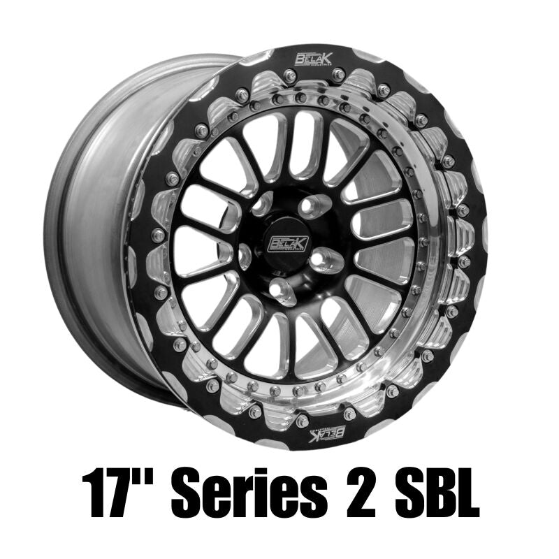 Belak Wheels Belak 17x4.5 / 2.25 BS / 5x112 BP / Series 2 Wheel - Monoblock (Req Spacer/Extended Studs) 17045112S22BS-1PC