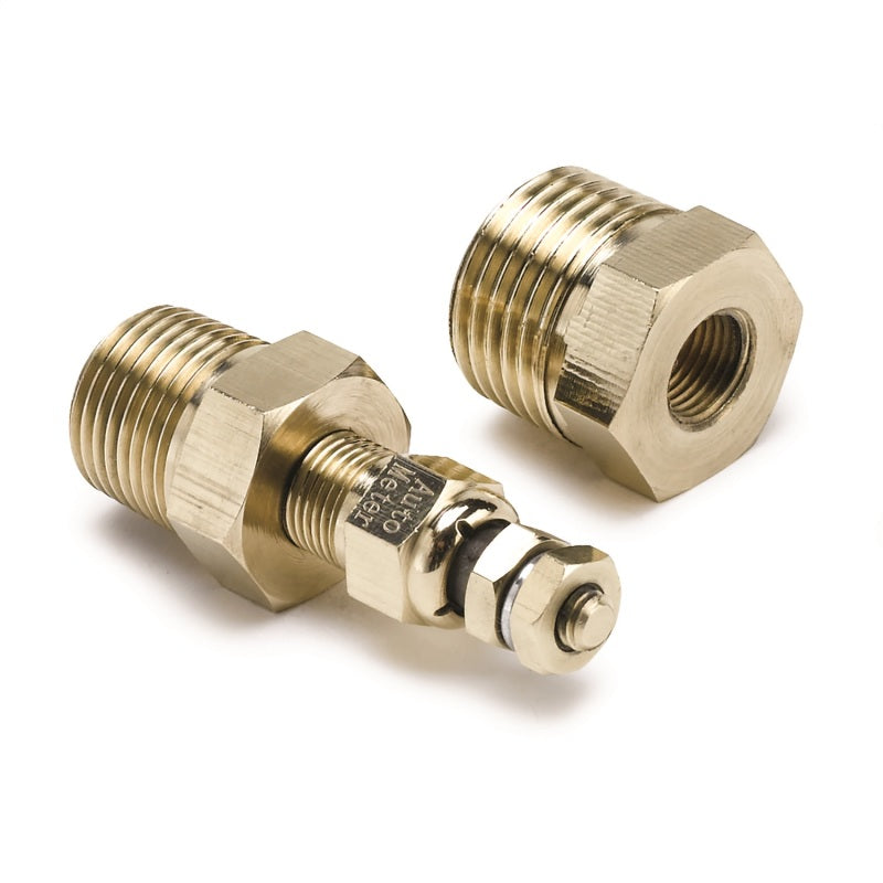 AutoMeter Gauge Quad 3-3/8in. 0 Ohm(e) to 90 Ohm(f)Elec Antique Beige 1814