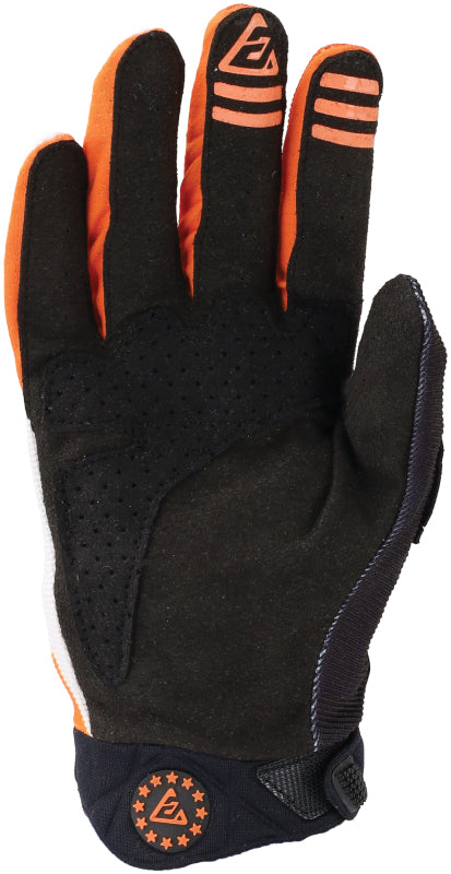 Answer 24 Peak Flo Gloves Black/Hyper Orange/White - 2XL 442805