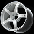 Advan TC4 18x10.0 / +32 Offset / 5x112 / 66.5mm Bore / Racing White Metallic and Ring YAD8K32MWMR