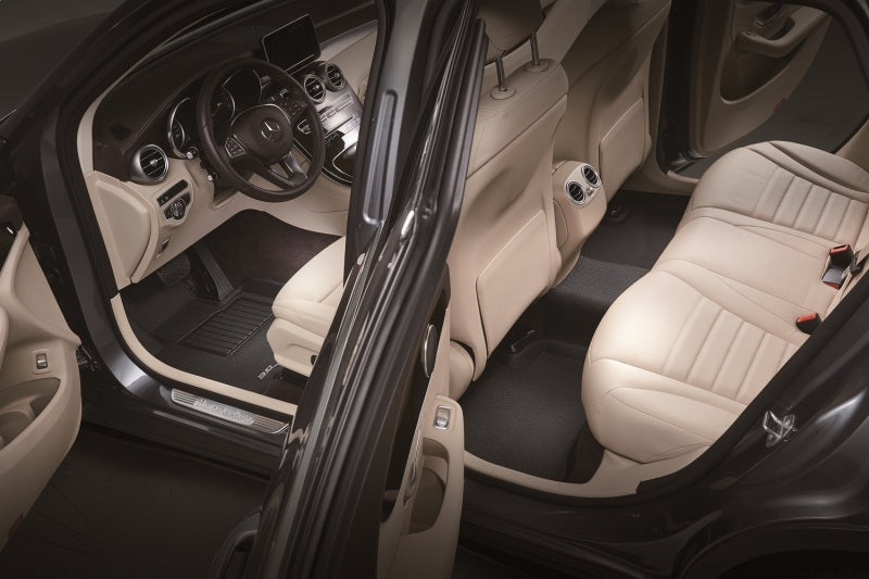3D MAXpider 21-23 Volkswagen Golf Gti/Golf R Kagu Floor Mat- Black R1 R2 L1VW12201509