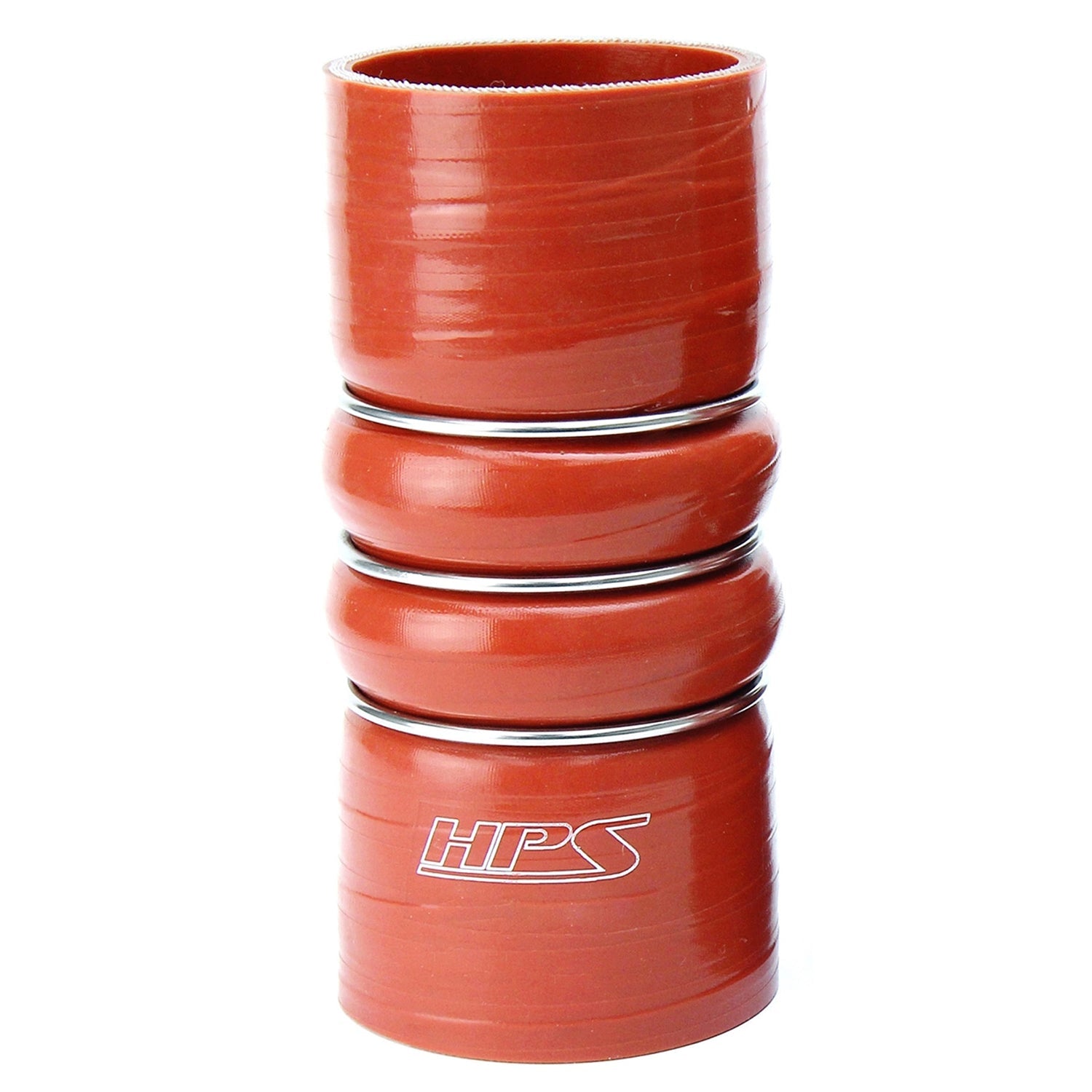 HPS Performance Products HPS 2-1/4" ID, 6" Length, Silicone Charge Air Cooler CAC Hose Double Hump Coupler Bellow Hot Side, Ultra High Temp 4-ply Aramid Reinforced, 57mm ID