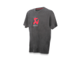 Akrapovic Mens Logo Grey T-Shirt - S 801219