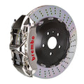 Brembo 08-14 C63 AMG (Excl. Black Series) Fr GTR BBK 6 Pist Billet 405x34 2pc Rotor Drilled- Nickel 1N1.9527AR