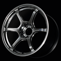 Advan RG-4 17x7.0 / +42 Offset / 4x100 / 63mm Bore / Racing Hyper Black and Ring YA47E42AHBR