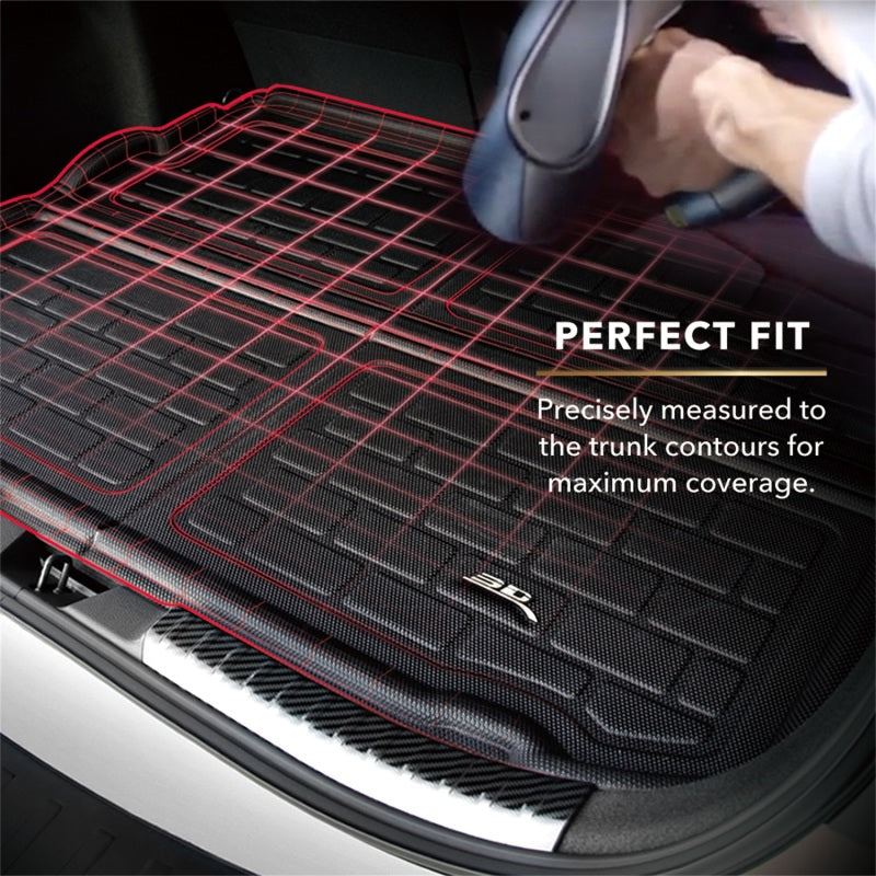 3D MAXpider 13-19 Cadillac XTS Kagu Stowable Cargo Liner - Black M1CD0111309