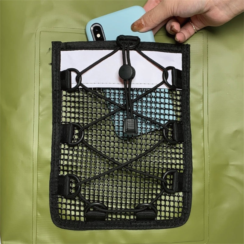 3D MAXpider Roll-Top Dry Bag Backpack - Army Green 6117-AG