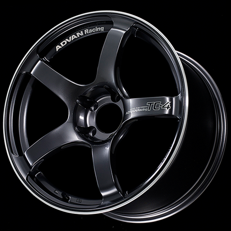Advan TC4 17x6.5 / +40 Offset / 4x100 / 63mm Bore / Racing Gunmetallic and Ring YAD7D40AGMR