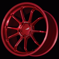 Advan RZ-DF2 for Porsche 20x8.5 / +50 Offset / 5x130 / 71.6mm Bore / Racing Candy Red YAF0H50PCR