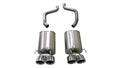 Corsa Performance 09-13 Chevrolet Corvette (C6) 6.2L Polished Sport Axle-Back Exhaust