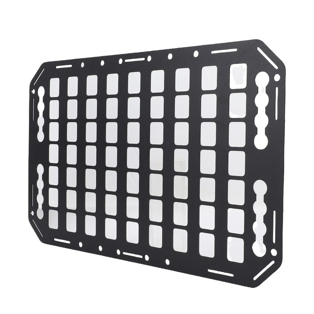 Truck Bed Molle Panel Aluminium Alloy Multifunctional L Track Storage Organizer for Car SUV RV