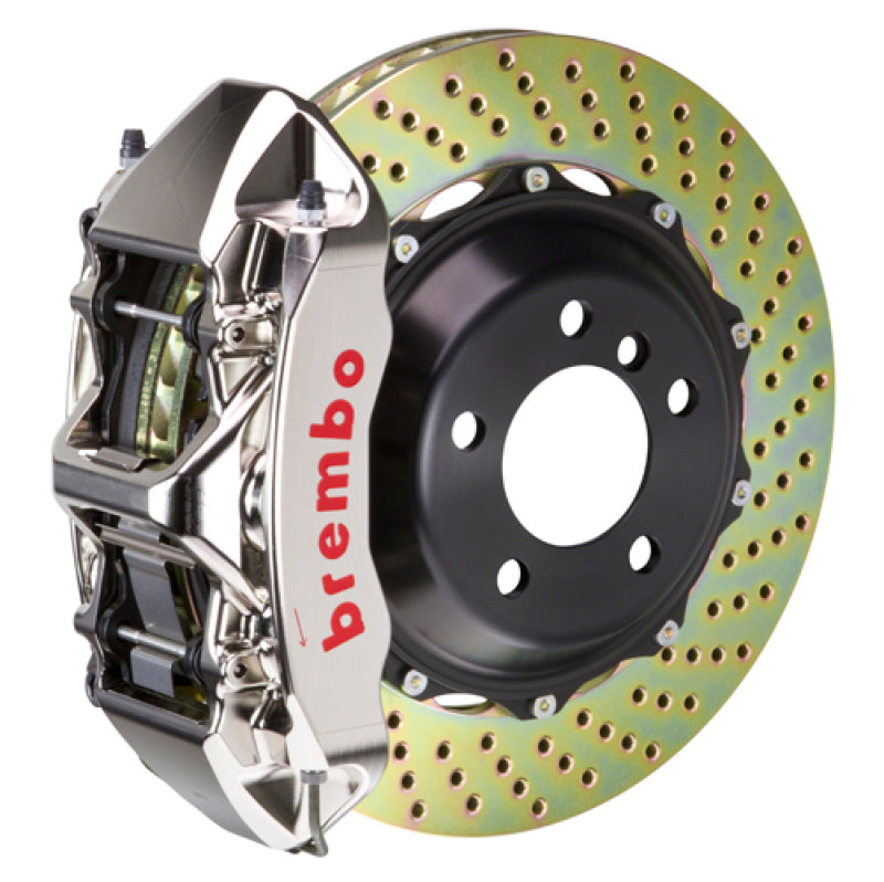 Brembo 01-07 C-Class/Includ. AMG Front GTR BBK 6 Piston Billet 355x32 2pc Rotor Drilled- Nickel 1M1.8022AR