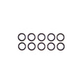 Cometic Gasket Cometic Hd T/C 06-Up Dyna 07-Up All 17 M8 Trans Output Seal Qty1 C9200F1