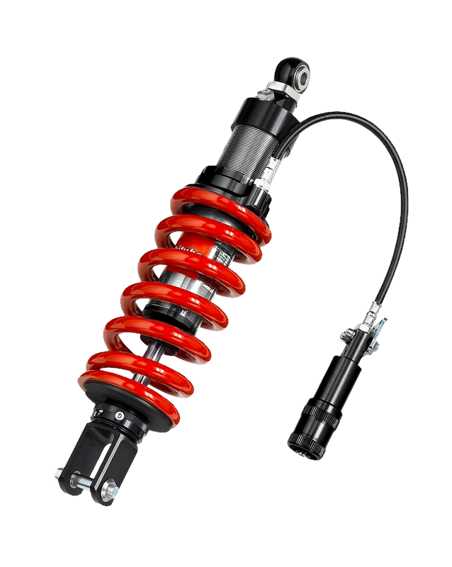 Bitubo Suspension Bitubo XZE3 Monoshocks Adjustable: Hydraulic Spring Preload, Rebound, Length, Red Spring S0072XZE31