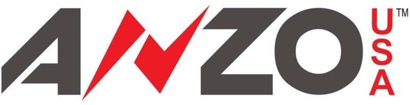 Anzo Projector Headlights With Plank Style Design Black w/Amber 15-17 Chevr