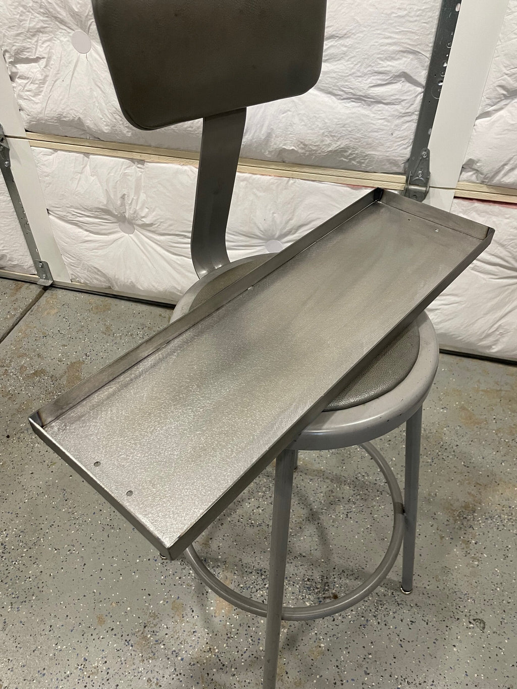 Elevate Metalcraft 20T Press upper tool tray bolt-on for Harbor Freight 20-ton press, metalwork accessory, sturdy and easy to install.