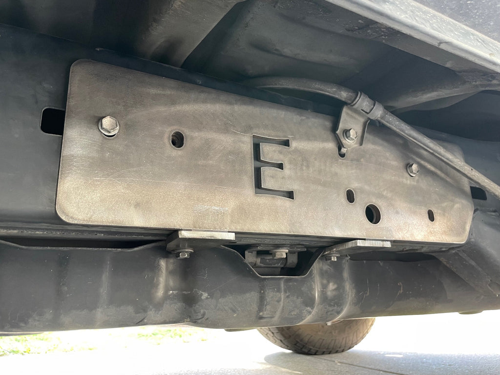 Toyota 4Runner 2003-2009 Rock Slider Bolt-On Frame Mount Plate Sets by Elevate Metalcraft, showing sturdy metal mounting plates.