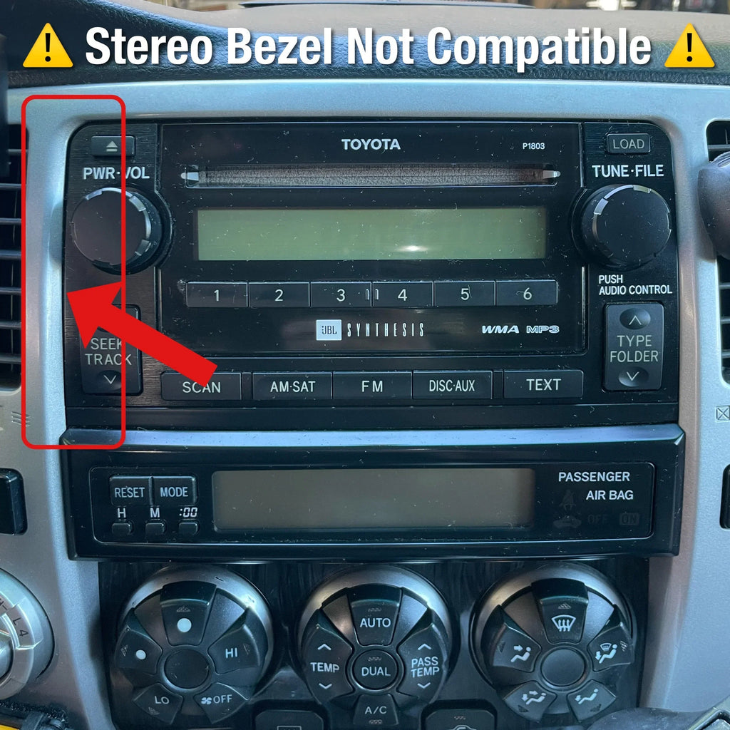Elevate Metalcraft dash mount for Toyota 4Runner 2003-2009, made of raw tumbled steel, with bolts and Molle system for phones and tablets.