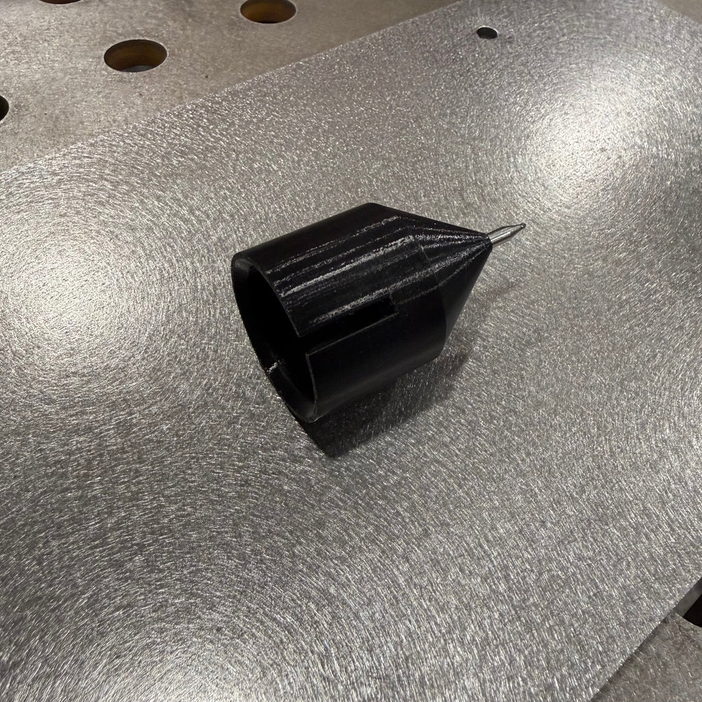Elevate Metalcraft Hypertherm Sync Machine Torch Edge and Center Finder for CNC Plasma tables, 3D printed, with torch attachment