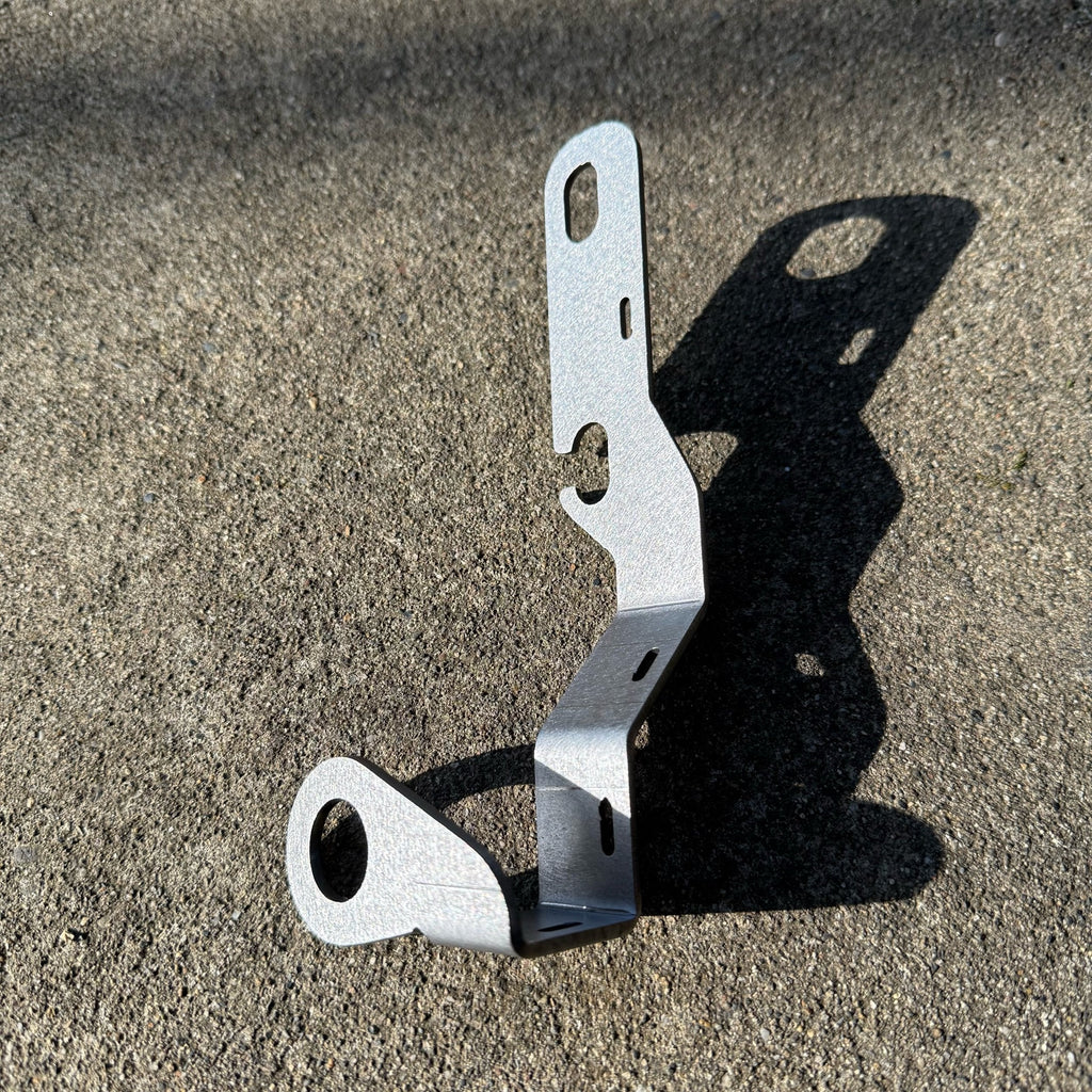 Elevate Metalcraft hood mount NMO antenna mount for 2003-2009 Toyota 4Runner, driver side hood installation for ham radio.