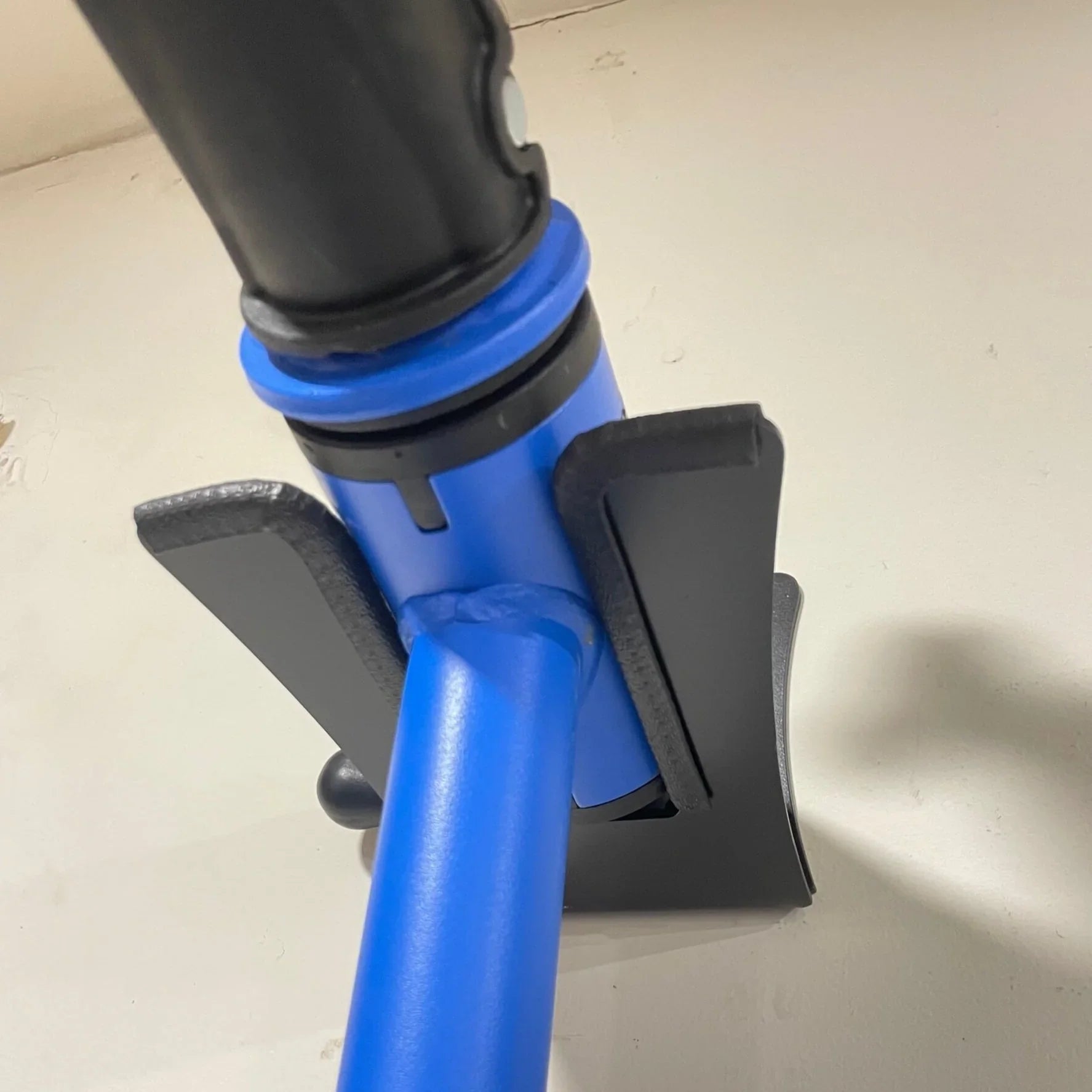 Elevate Metalcraft wall mount for Park Tool bike maintenance stands PCS-9.2, PCS-9.3, PCS-10.2, and PCS-10.3 in raw metal finish