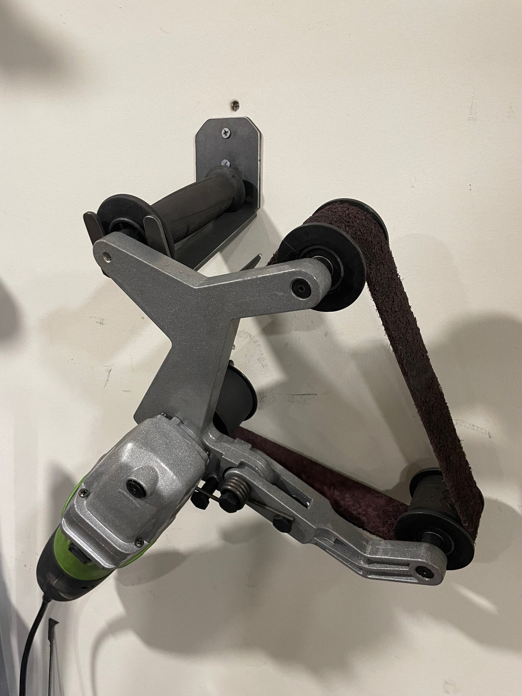Elevate Metalcraft tube polisher wall mount bracket for secure attachment of tube polishers in workshops