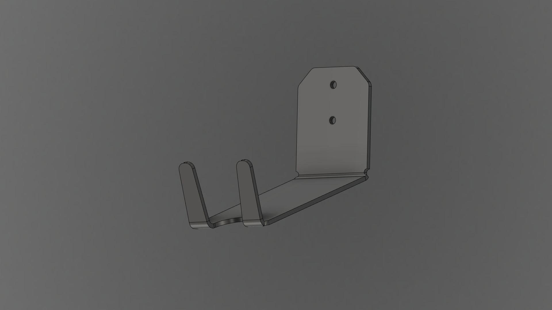 Elevate Metalcraft tube polisher wall mount, sturdy metal bracket for securely mounting tube polishers on the wall.