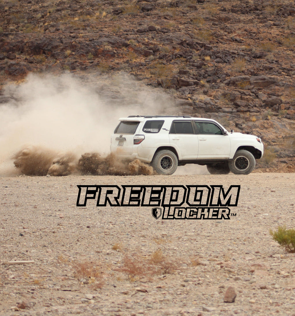 ExperiMental Designs 5th Gen 4Runner Freedom Locker installed in a vehicle, showcasing the off-road locking differential system.
