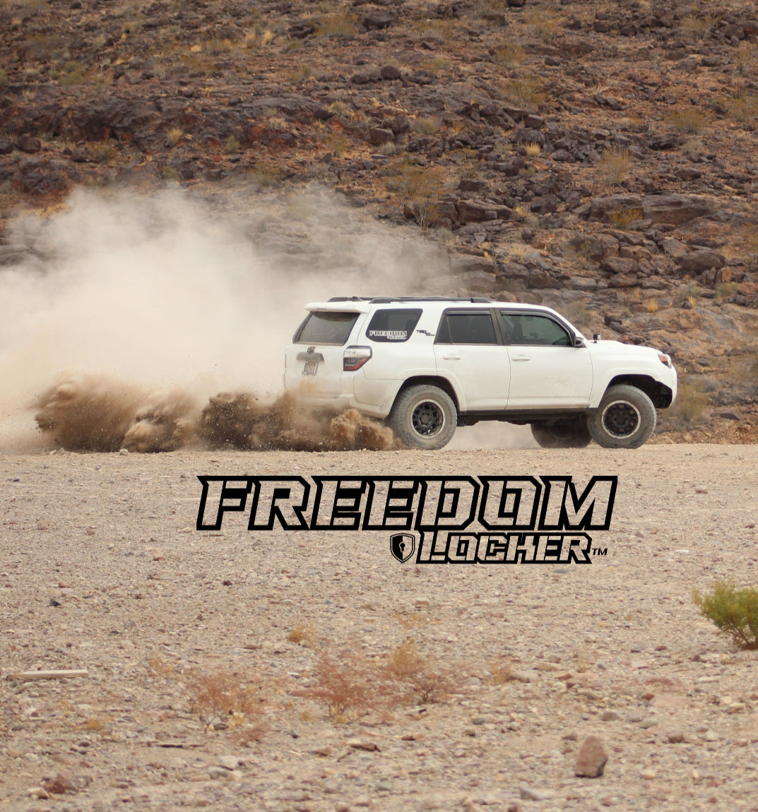 ExperiMental Designs 5th Gen 4Runner Freedom Locker installed in a vehicle, showcasing the off-road locking differential system.