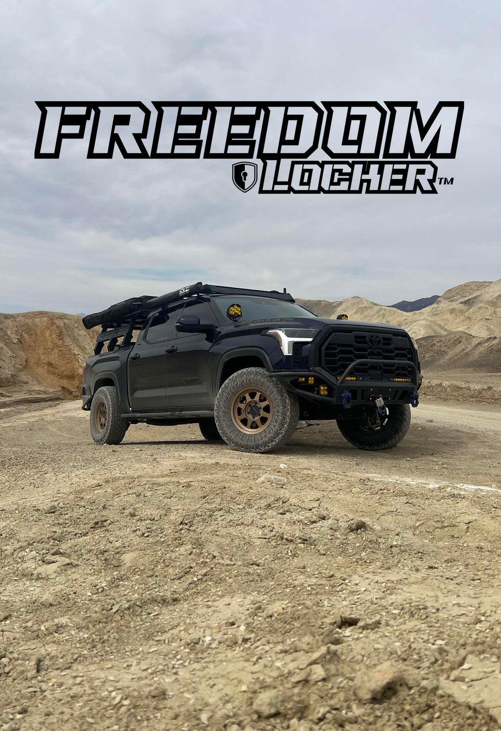 3rd Gen Tundra Freedom Locker by ExperiMental Designs, rugged storage compartment with secure latch and durable construction.
