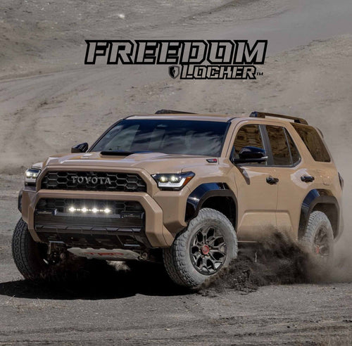 6th Gen Toyota 4Runner with ExperiMental Designs Freedom Locker installed, showcasing the upgraded off-road locking system.