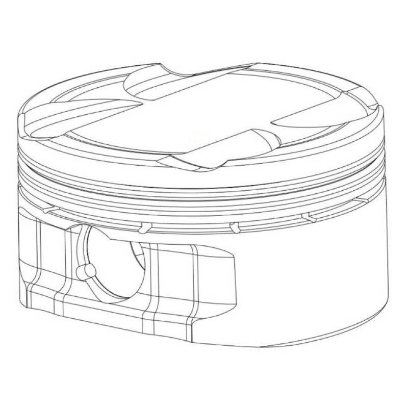 CP-Carrillo Automotive Piston, Each, Cyl: 1, Material ID: 4886 0DF8R