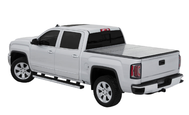 Access LOMAX Professional Series Tri-Fold Cover 07-19 Toyota Tundra 5ft 6in Bed (w/Deck Rail) B0050059