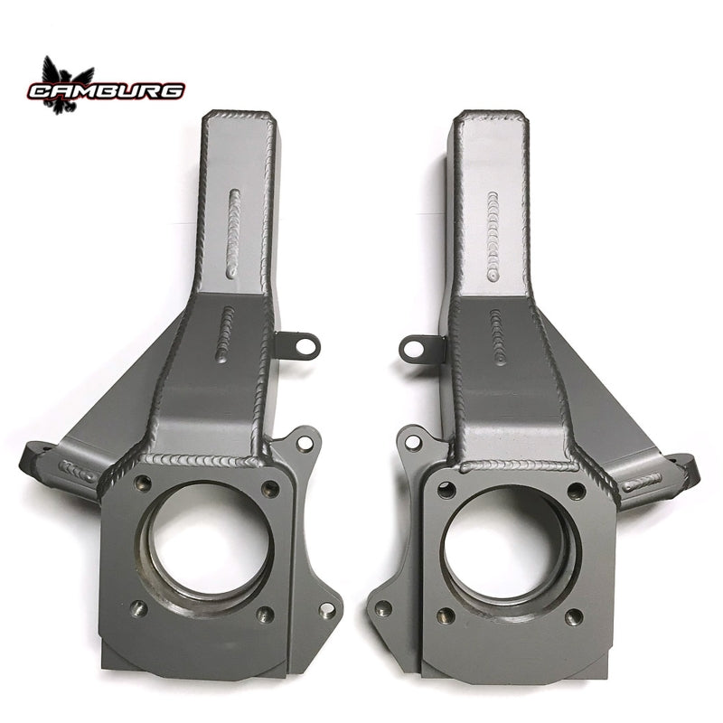 FR SPORT Camburg steering knuckle kit for Toyota Tacoma, 4Runner, and FJ Cruiser, includes high-performance spindle components.