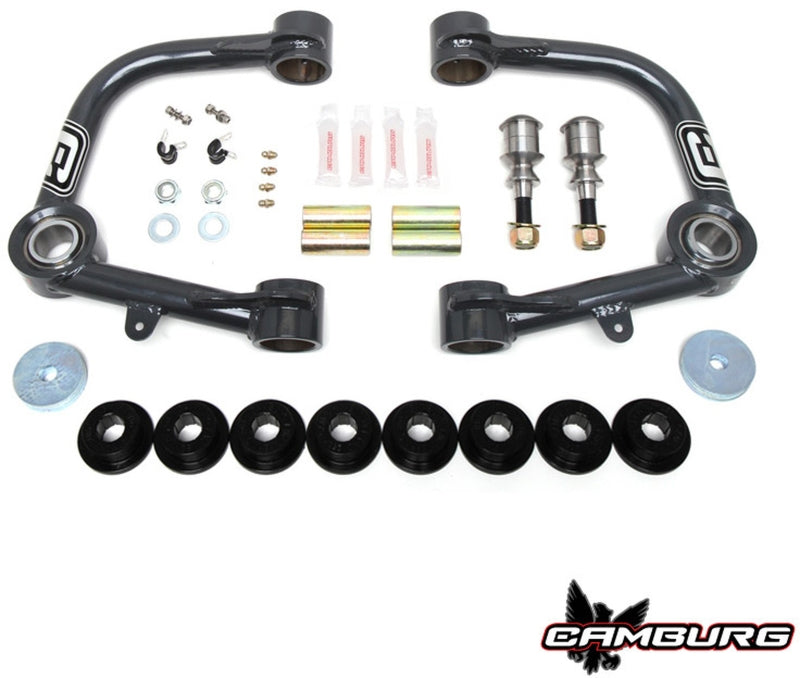 FR SPORT Camburg Toyota Prado 120/150 suspension control arm kit with 1.25” uniball upper arms, model CAM-310044.