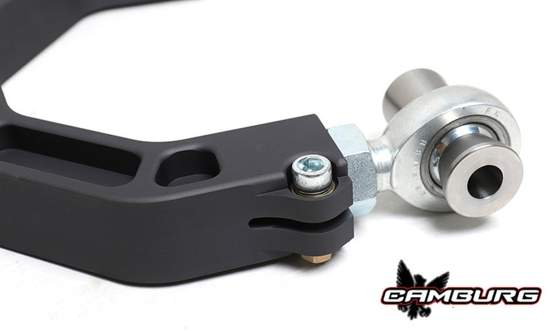FR SPORT Camburg KINETIK V2 Billet Uniball Upper Arms for Toyota Prado 120/150 suspension control arm kit, gray finish.