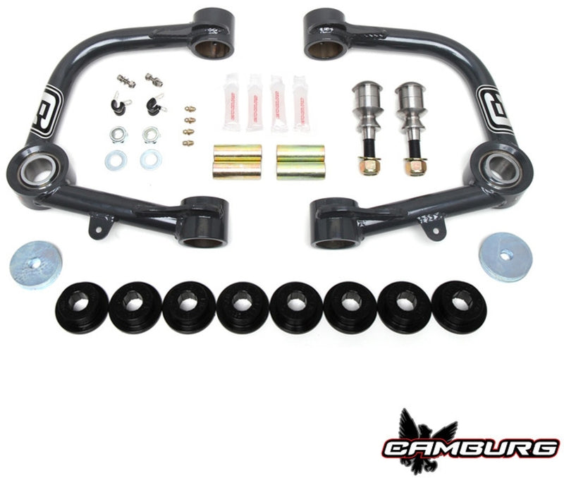 FR SPORT Camburg suspension control arm kit for 05-21 Toyota HiLux with 1.25 performance uniball upper arms, durable vehicle upgrade.