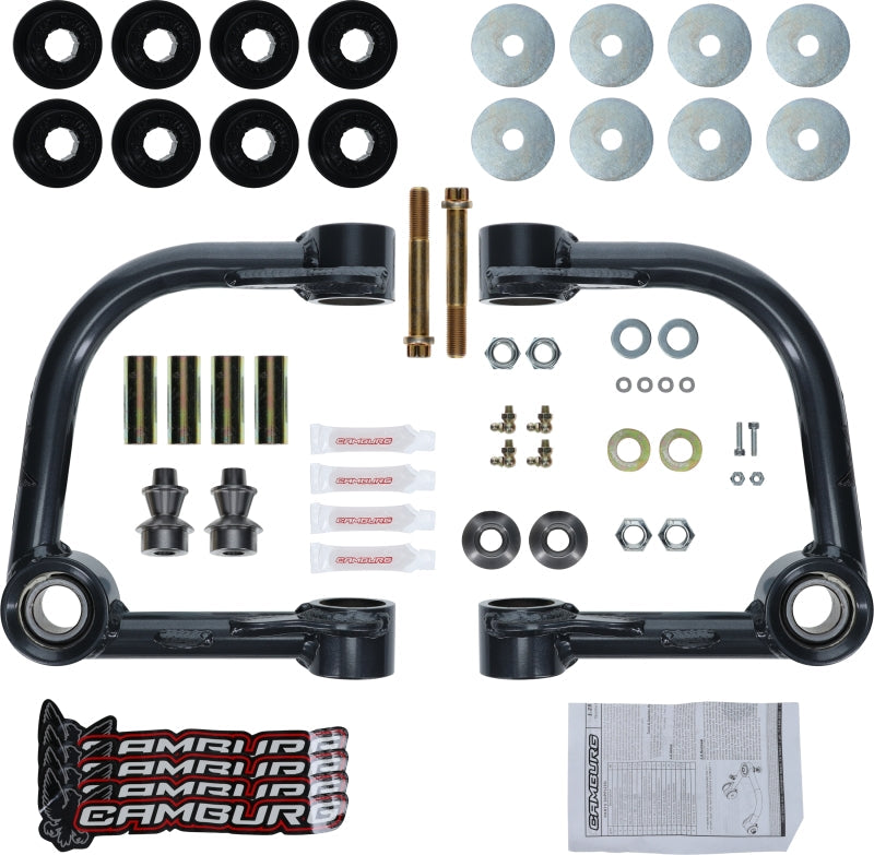 FR SPORT Camburg Toyota HiLux 1.25 Performance Uniball Upper Arms suspension control arm kit for 05-21 models.