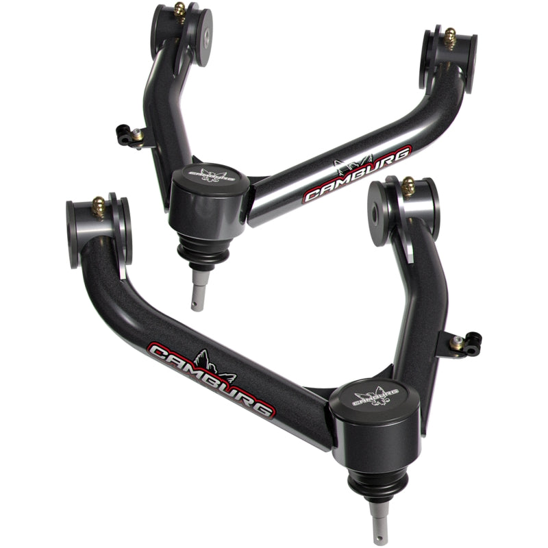 FR SPORT Camburg suspension control arm kit for 2014-2018 Chevy and GMC 1500 trucks with large taper upper arms.