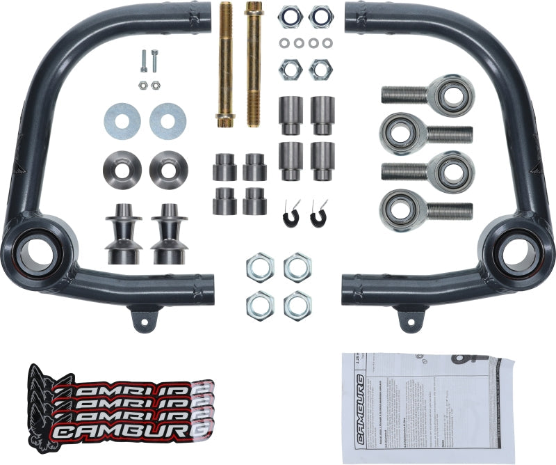 FR SPORT Camburg suspension control arm kit for 2022-2023 Toyota Landcruiser 300 Series, featuring 1.25 performance Heim/Uniball upper arms.