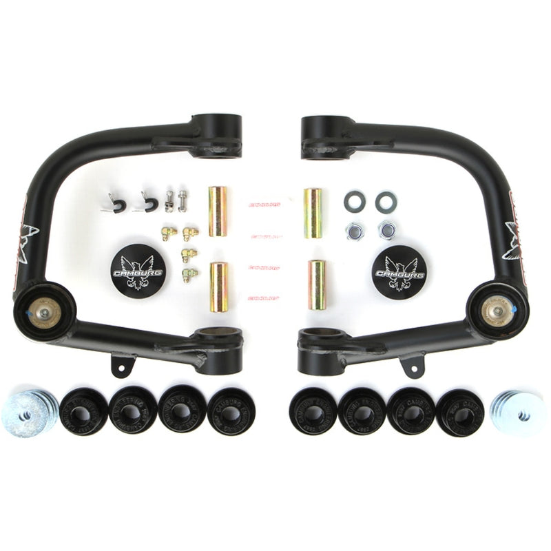 FR SPORT Camburg suspension control arm kit for Toyota 4-Runner 2003-2023 and FJ 2007-2014, featuring Performance X-Joint upper arms.
