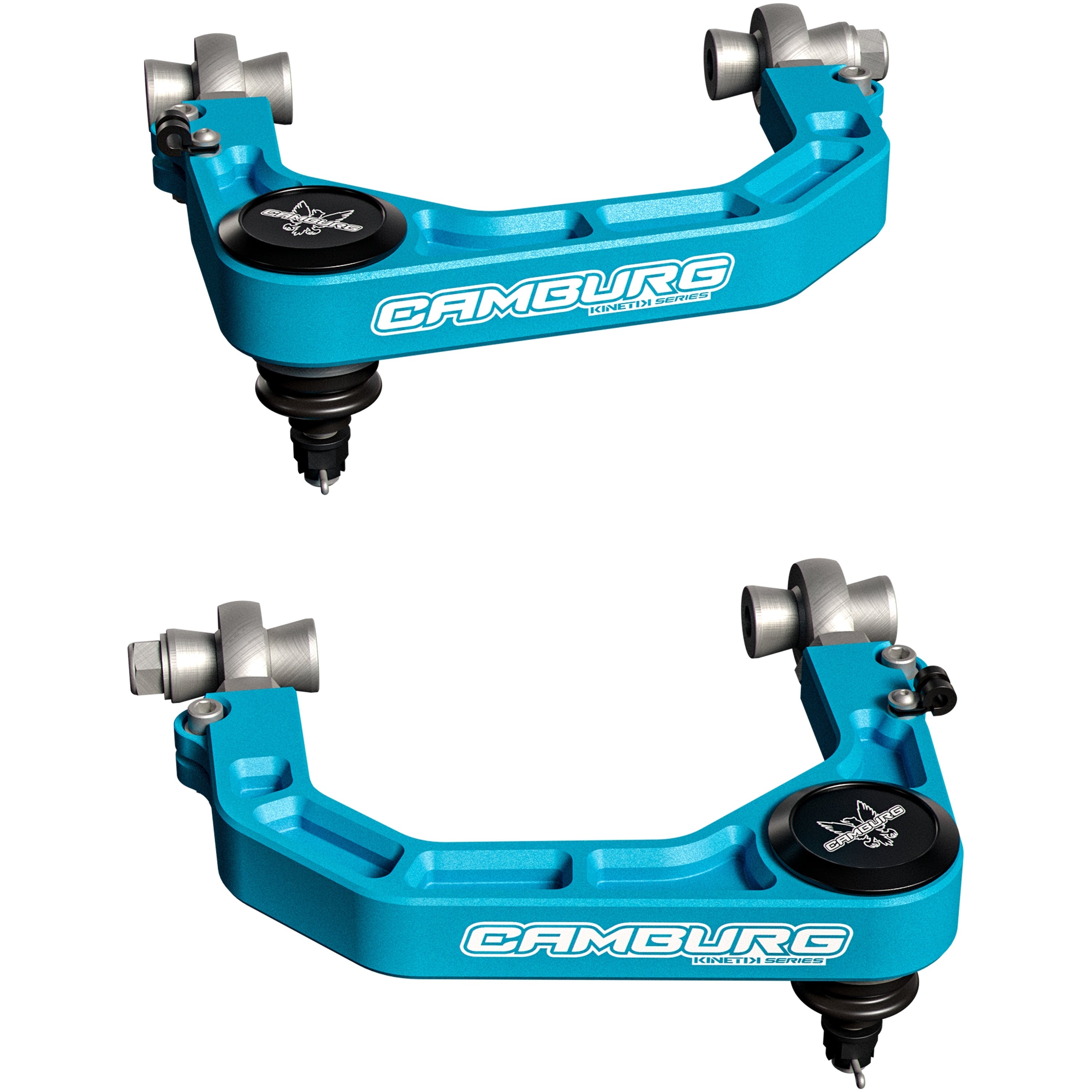FR SPORT KINETIK X-Joint XL UCA Kit for Toyota 4Runner 03-24 and FJ Cruiser 07-14, King Blue suspension control arms.